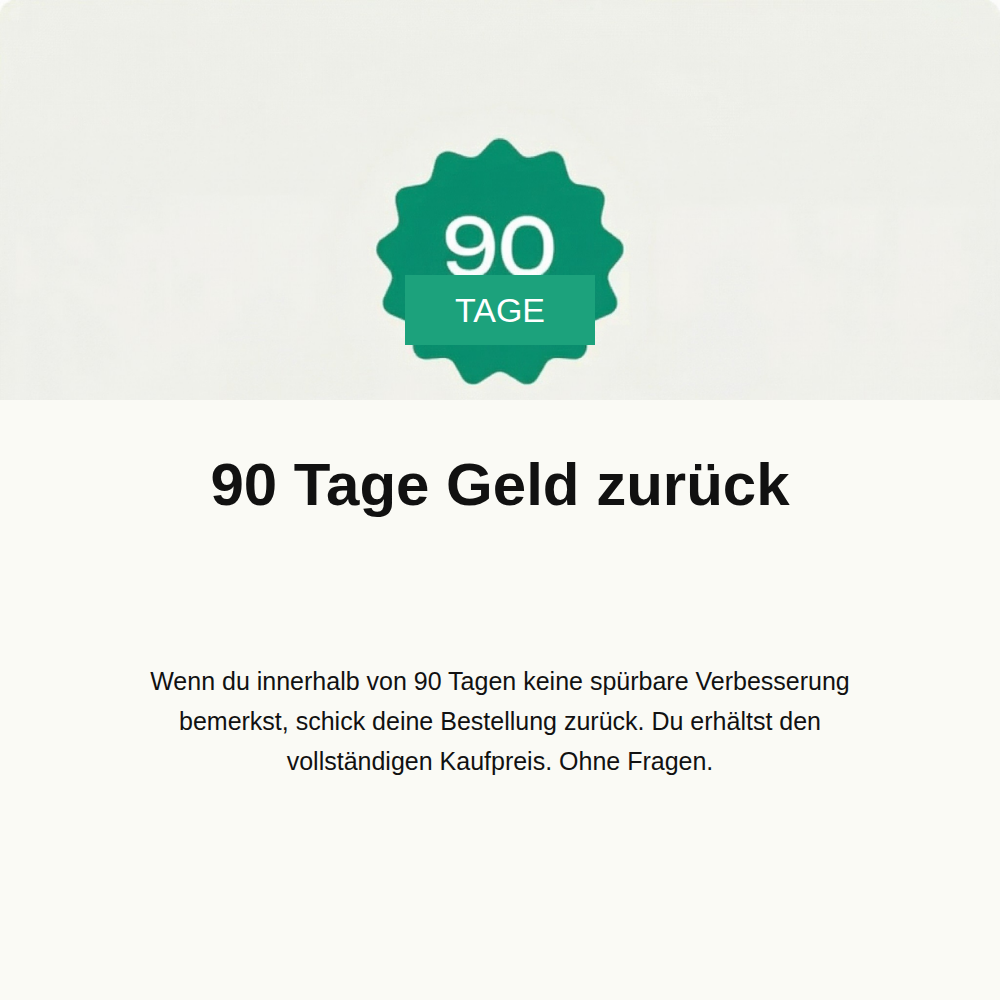 90 Tage Geld zurück